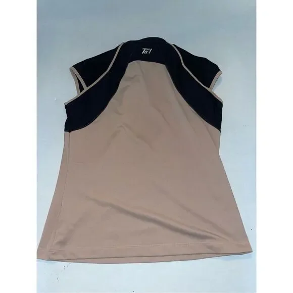 Women's TAIL Tan Sleeveless Top Golf Tennis Size M - Picture 5 of 5